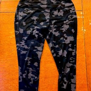 Purple and black pants